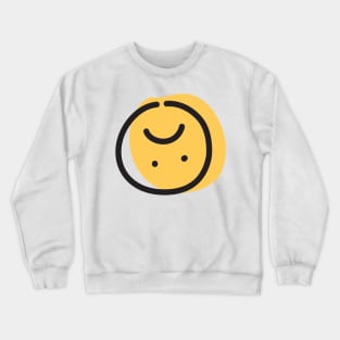 Sad Emoticon Crewneck Sweatshirt